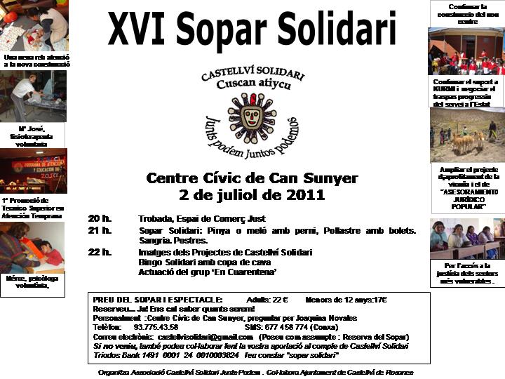 Cartell sopar 2011